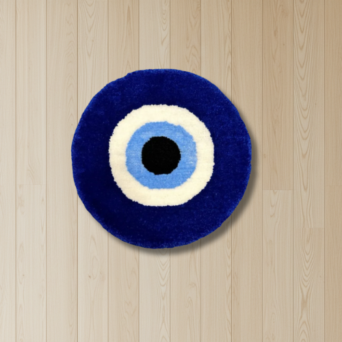 Evil Eye Emoji Rug