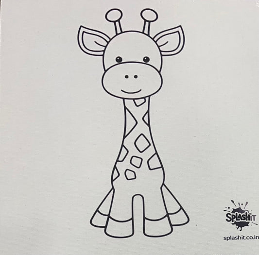 Acrylic Art Kit - Pre Outlined Canvas