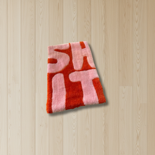 Oh S**T Sign Rug