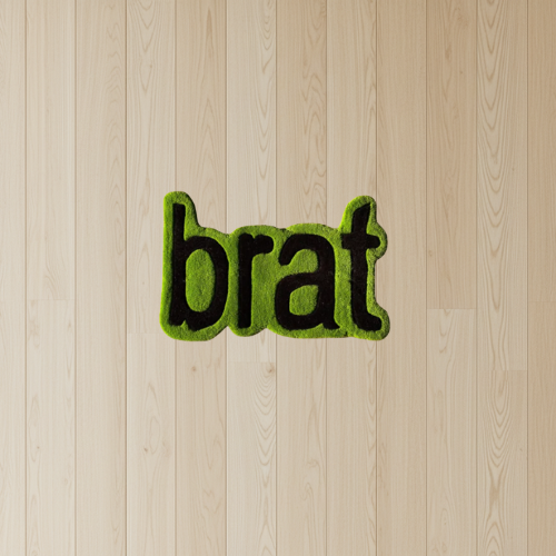 Brat Sign Rug