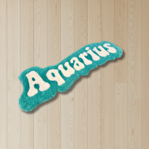 Aquarius Sign Rug